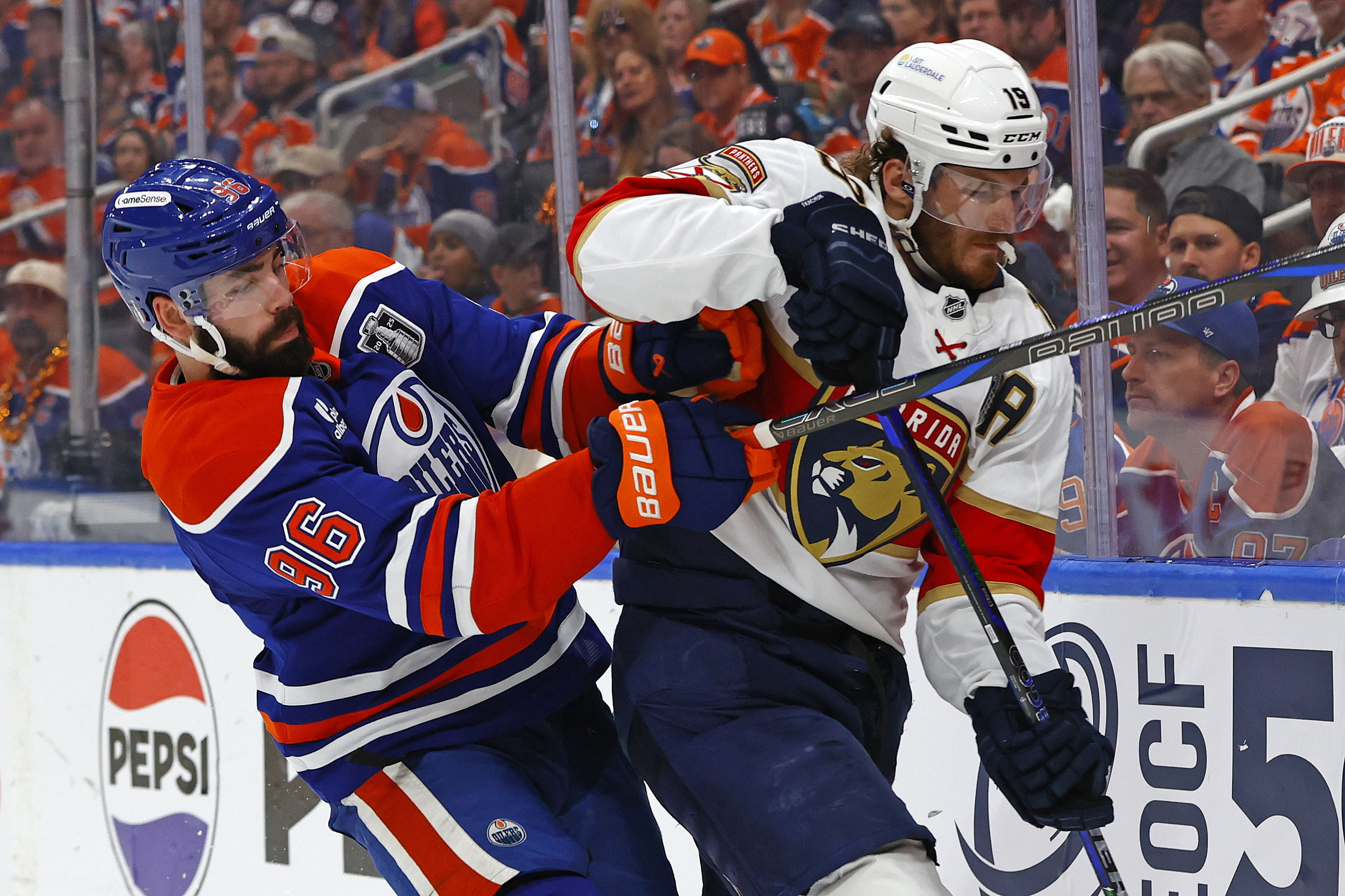 Jake Walman got fined twice for his Game 3 antics- Source: Imagn